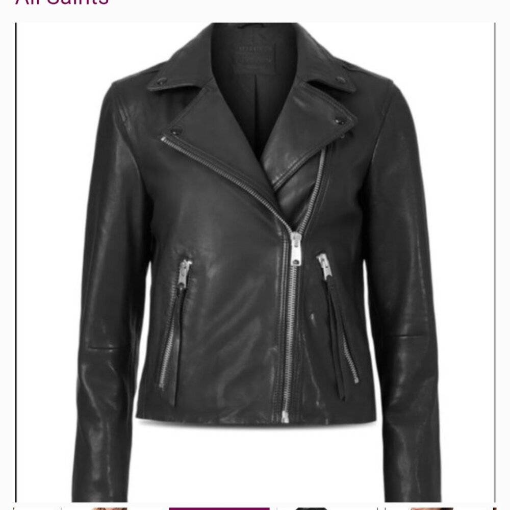 ALLSAINTS Dalby Leaher Biker Jacket
